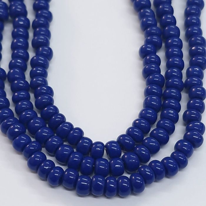 1Fio Miçanga Asmara Fosca Azulão 33050  - 6/0(4,1mm) Aprox. 430Peças