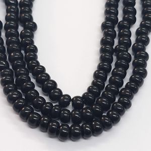 1Fio Miçanga Asmara Fosca Preto 23980 - 6/0(4,1mm) Aprox. 430Peças