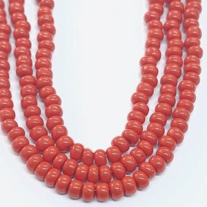 1Fio Miçanga Asmara Fosca Vermelho 93170 - 6/0(4,1mm) Aprox. 430Peças