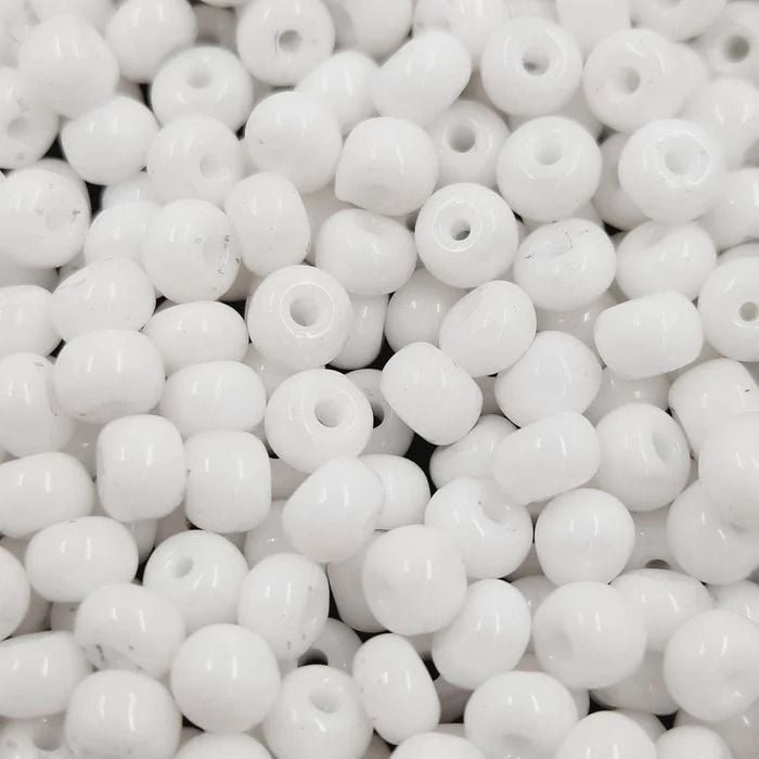 Miçanga Asmara Fosca Branco 03050 - 6/0(4,1mm) 500g