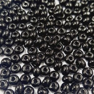 Miçanga Asmara Fosca Preto 23980 - 6/0(4,1mm) 500g