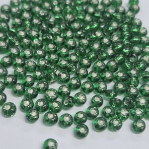 Miçanga Asmara Transparente Verde 57060 - 6/0(4,1mm) 500g
