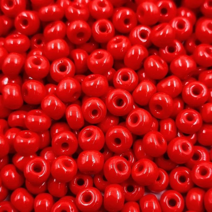 Miçanga Asmara Fosca Vermelho 93170 - 6/0(4,1mm) 25g Aprox. 300 Peças