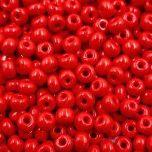 Miçanga Asmara Fosca Vermelho 93170 - 6/0(4,1mm) 25g Aprox. 300 Peças
