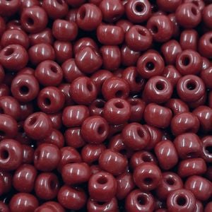 Miçanga Asmara Fosca Marrom 13600 - 6/0(4,1mm) 25g Aprox. 300 Peças