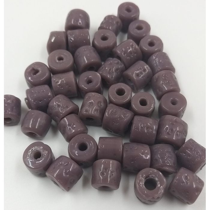 90 Peças Entremeio Artesanal Roxo - 13X11mm