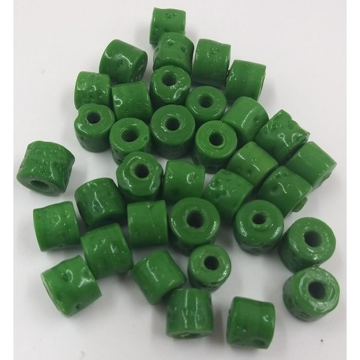 90 Peças Entremeio Artesanal Verde - 13X11mm