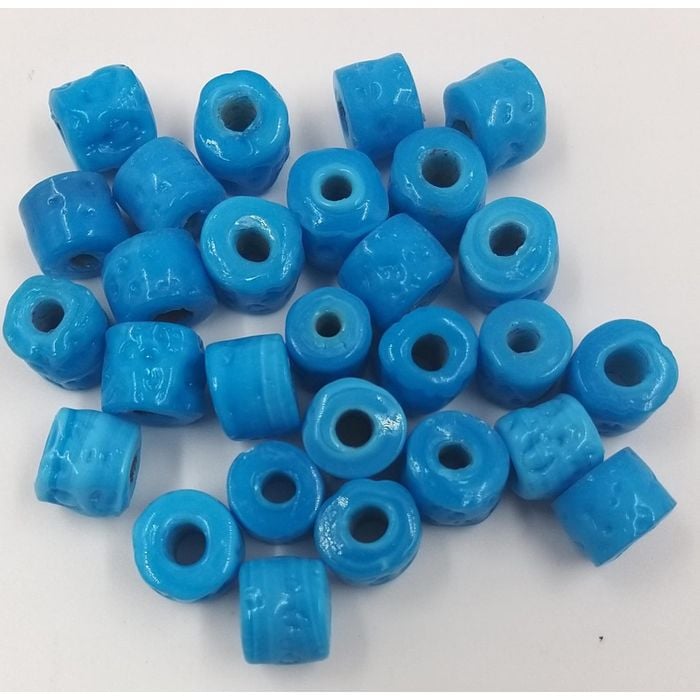 90 Peças Entremeio Artesanala Azul - 13X11mm