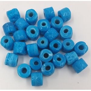 90 Peças Entremeio Artesanala Azul - 13X11mm