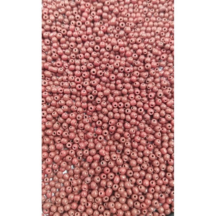 Miçanga Chinesa KK 13/0 Fosca Marrom 500 Gramas