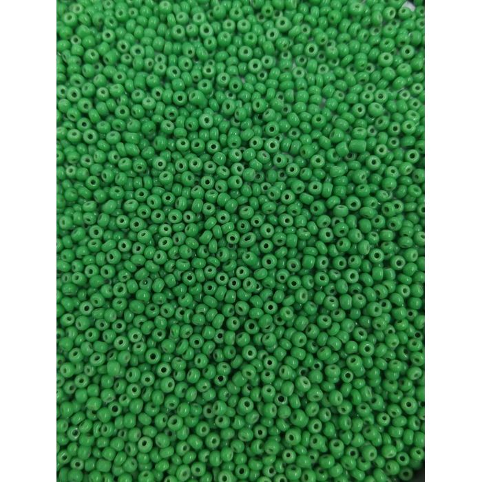 Miçanga Chinesa KK 13/0 Fosca Verde 53230  500 Gramas