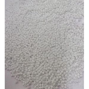 Miçanga Chinesa Fancy 12/0 F Branca 450 Gramas