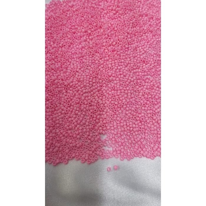 Miçanga Chinesa Fancy 10/0 F Rosa G028  450 Gramas