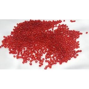 Miçanga Chinesa Fancy 6/0 T Vermelho 450 Gramas