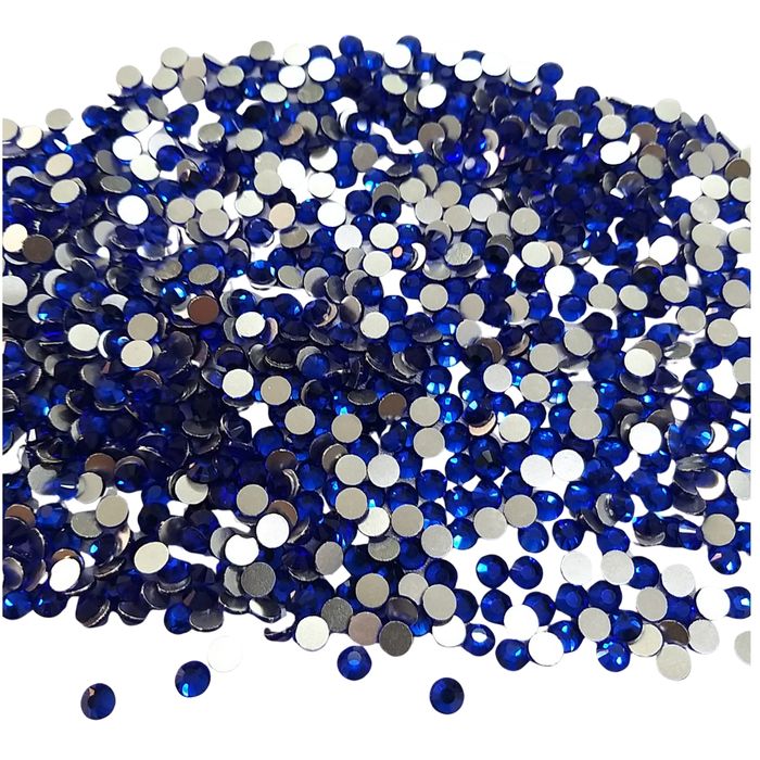 Strass Elegance Base Reta Sem Cola Safira - SS20(4,60-4,80mm) 1.440 Peças