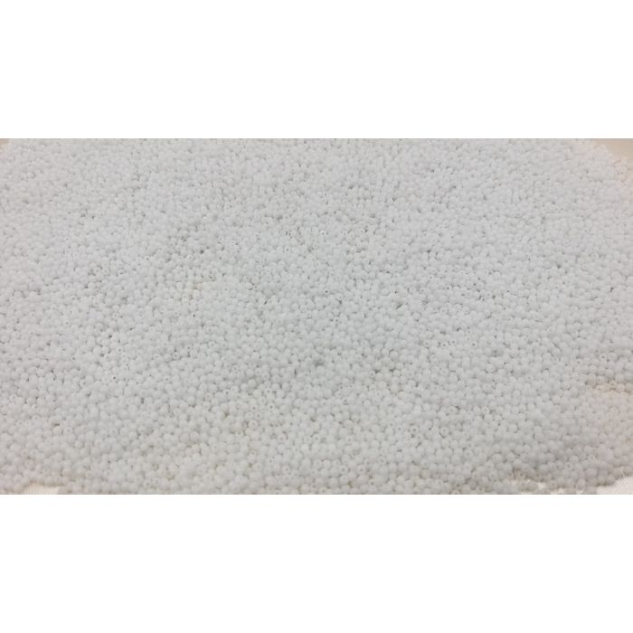 Miçanga Chinesa KK 13/0 Fosca Branca 03050  500 Gramas