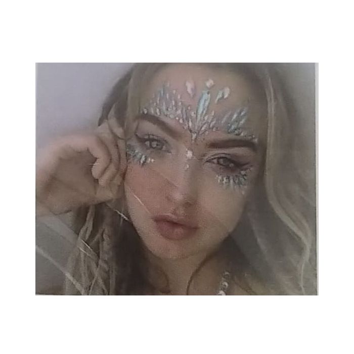 Cartela de Strass Tatuagem para Rosto/Maquiagem - 01 Peça