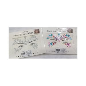 Cartela de Strass Tatuagem para Rosto/Maquiagem - 01 Peça
