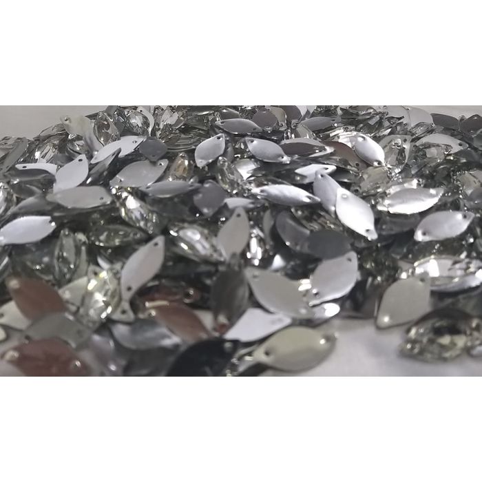 FOLHA ELEGANCE 2F 9X20MM CRISTAL 100 PEÇAS