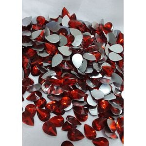 GOTA ELEGANCE S/F 7X10MM T VERMELHO 