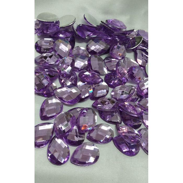 GOTA ACRILICO 10X14MM 2F T LILAS 