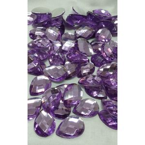 GOTA ACRILICO 10X14MM 2F T LILAS 