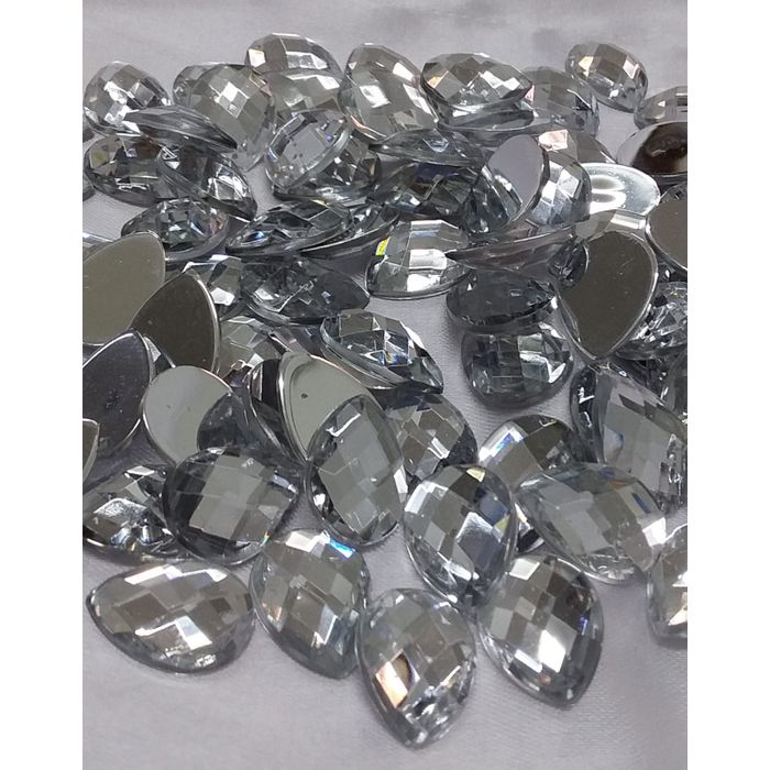 CHATON GOTA S/C 10X14MM CRISTAL 