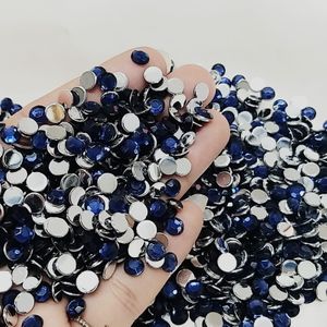 CHATON REDONDO S/C 6MM T AZUL MARINHO