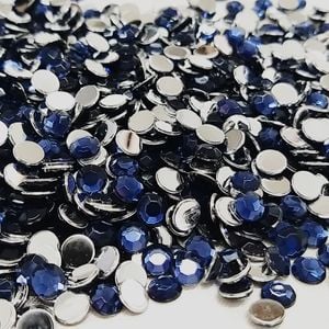 CHATON REDONDO S/C 6MM T AZUL MARINHO