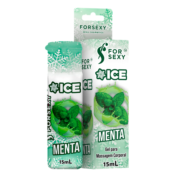 Gel Ice BeijÁvel Para Massagem Sabor Menta 15ml 6842