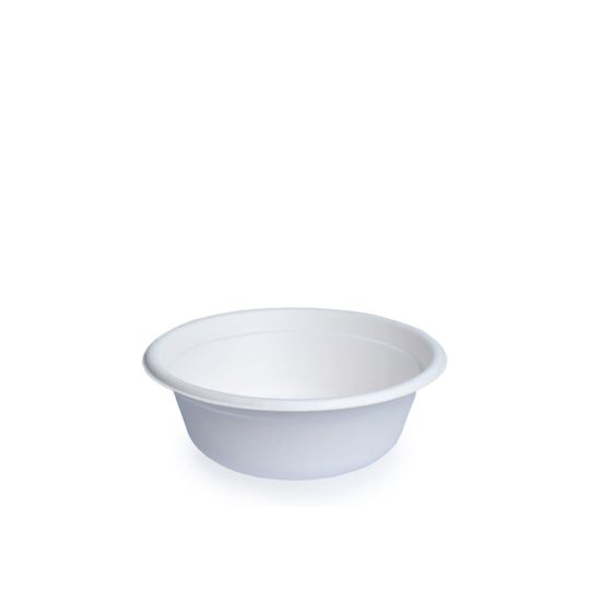 Bowl Descartável Biodegradável Em Bagaço De Cana, 500ml - 125 Un