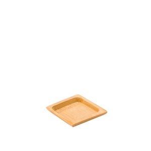 Mini Prato Em Bambu Para Aperitivo, Quadrado, 6x6cm - 100 Un
