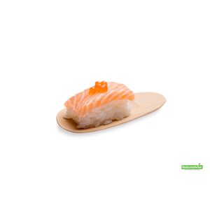 Mini Prato Em Bambu Para Aperitivo, Oval, 11,0 X 3,0cm - 100 Un