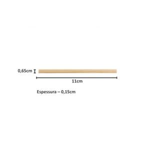 Mexedor De Café Em Bambu, 11cm - 100 Unidades