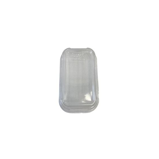 Tampa Pet Para Forma Descartável Em Papel Kraft, Retangular De 8,5x4x4cm - 50 Unidades