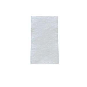 Guardanapo Descartável Folha Dupla Biodegradável De Papel Branco, Dobra 1/6, 11x20cm - 100 Unidades
