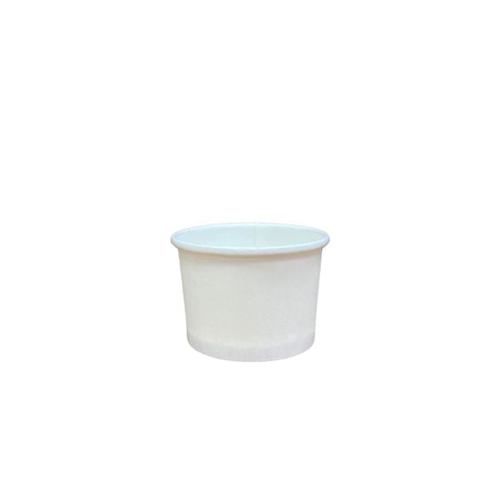 Pote Descartável Biodegradável Em Papel, 120ml - 50 Unidades
