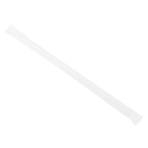 Canudo Flexível Em Papel Branco, Biodegradável, Embalado Em Sachê De Papel, 6mm, 19,7cm - 100 Unidades
