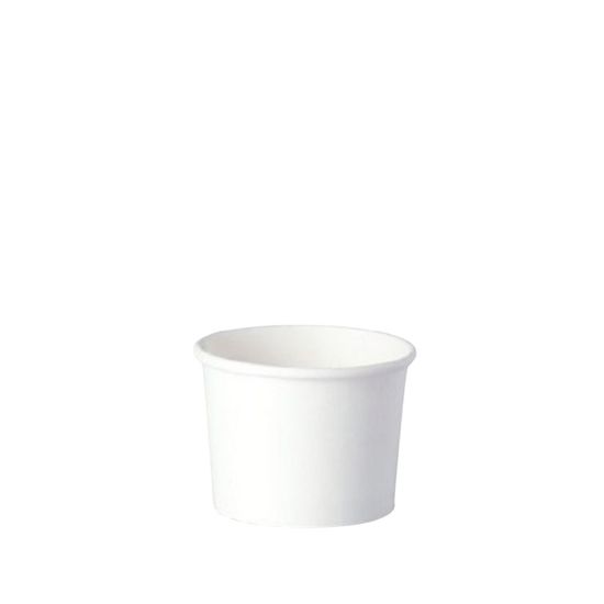 Pote Descartável Biodegradável Em Papel, 120ml - 25 Un