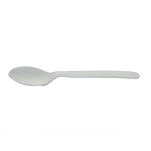 Colher Descartável, Biodegradável E Compostável Em Cpla Branco, 16cm - 50 Unidades

