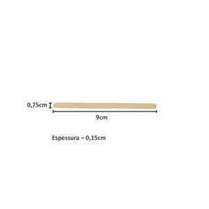 Mexedor De Café De Madeira, 9cm - 1000 Unidades