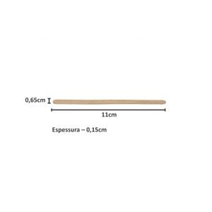 Mexedor Descartável E Biodegradável Em Madeira Para Café, Embalado Individualmente, 11cm - 1.000 Unidades