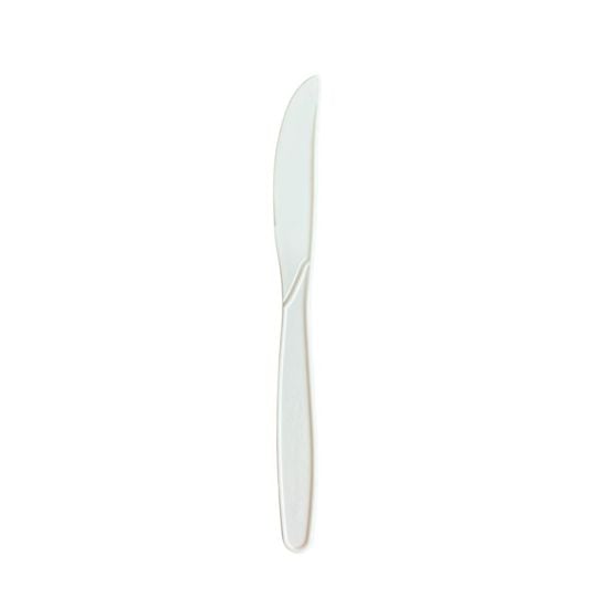 Faca Descartável Ecológica De Amido De Milho, 18cm - 50 Unidades
