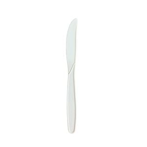 Faca Descartável Ecológica De Amido De Milho, 18cm - 50 Unidades
