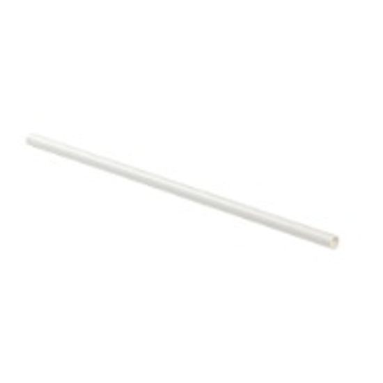 Canudo Em Papel Branco, Biodegradável, Embalado Em Sachê De Papel, 8mm, 20cm - 100 Unidades