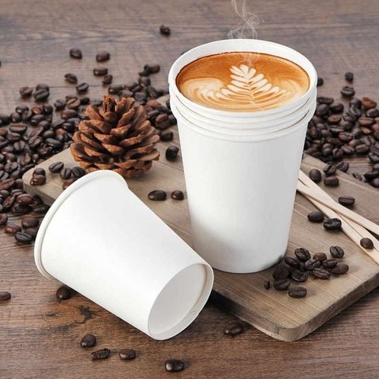 Copo Biodegradável Em Papel Para Bebidas Quentes E Frias, 200ml - 50 Unidades
