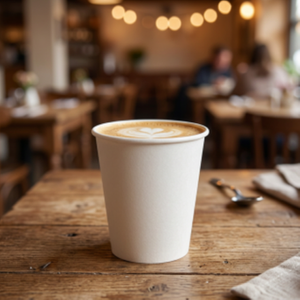 Copo Biodegradável Em Papel Para Bebidas Quentes E Frias, 75ml - 50 Unidades
