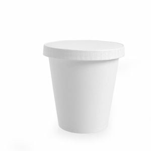 Copo Descartável E Biodegradável De Papel Com Tampa Papel, 310 Ml, 50 Unidades
