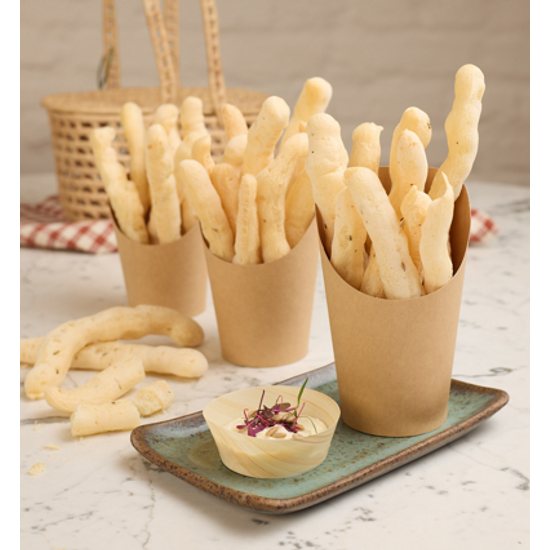 Embalagem Kraft Para Charcuteria, Chips E Fritas, Tamanho M - 50 Unidades
