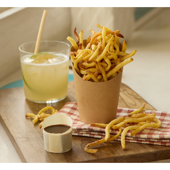 Embalagem Kraft Para Charcuteria, Chips E Fritas, Tamanho G - 50 Unidades